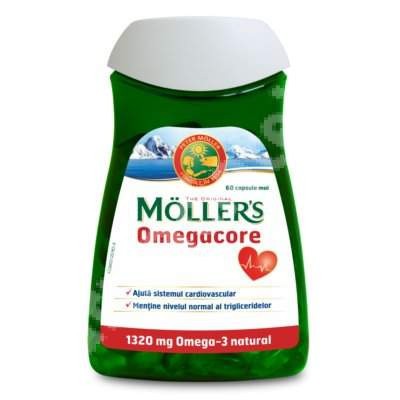 Omegacore, 60 capsule moi, Moller's (Concentratie: 60 capsule)
