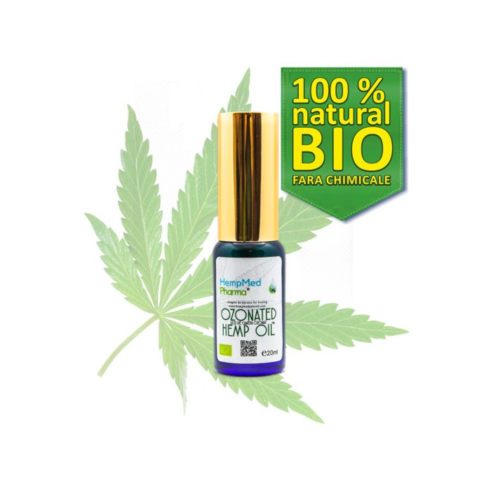 Ozonated Hemp Oil Ulei de canepa ozonat 20ml