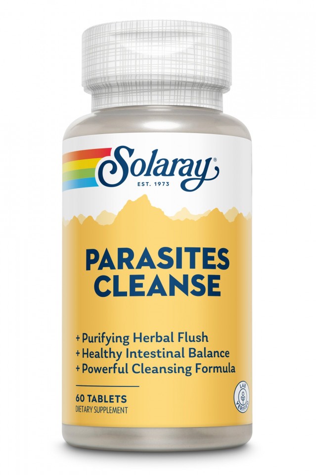 Parasites Cleanse SECOM Solaray 60 tablete (Concentratie: 625 mg)