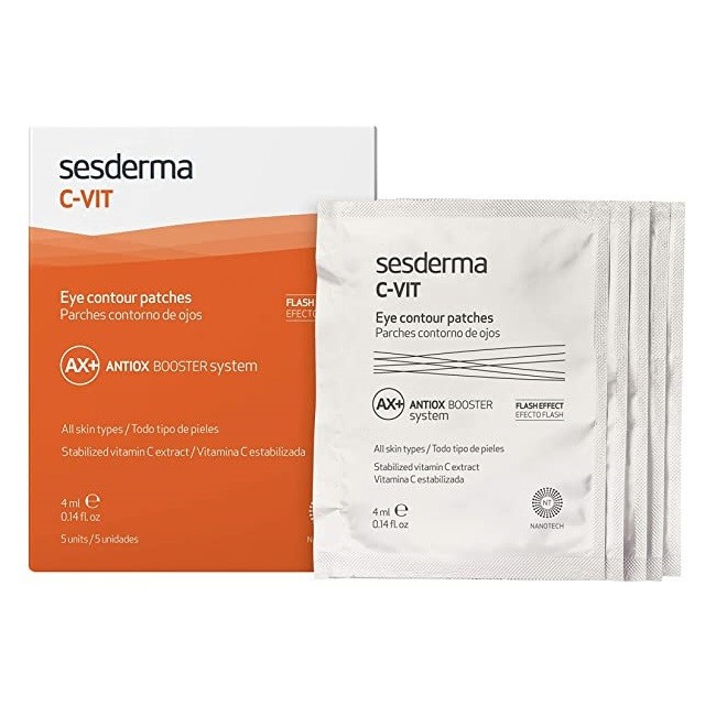 Plasturi pentru conturul ochilor Sesderma C-Vit, 5 bucati