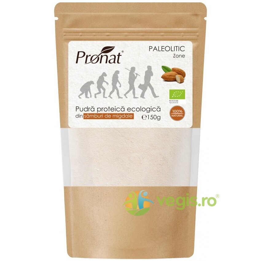 Pudra Proteica din Samburi de Migdale Ecologica/Bio 150g