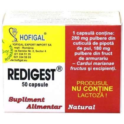 Redigest Hofigal 50 capsule (Concentratie: 460 mg)