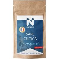 Sare celtica grunjoasa, extrasa manual 250gr NUTRIFIC