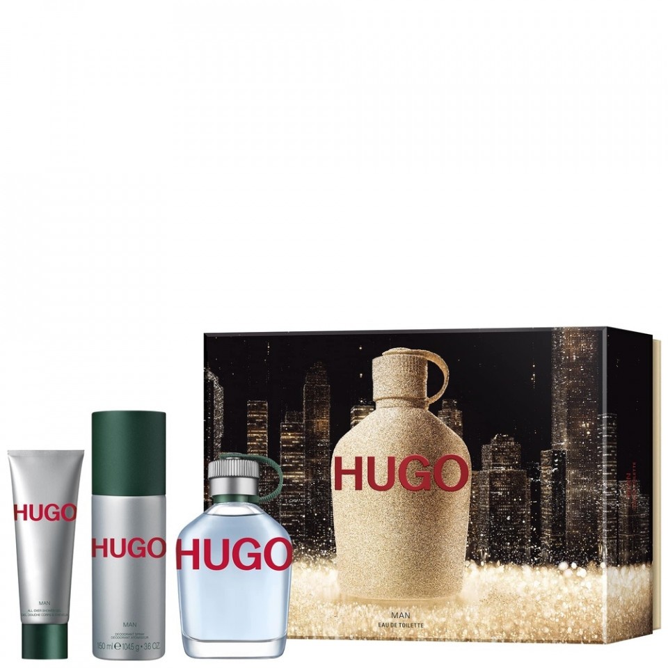 Set cadou Hugo Boss Hugo (Concentratie: Apa de Toaleta, Gramaj: Apa de Toaleta 125 ml, Gel de dus 50ml + Deodorant spray 150ml)