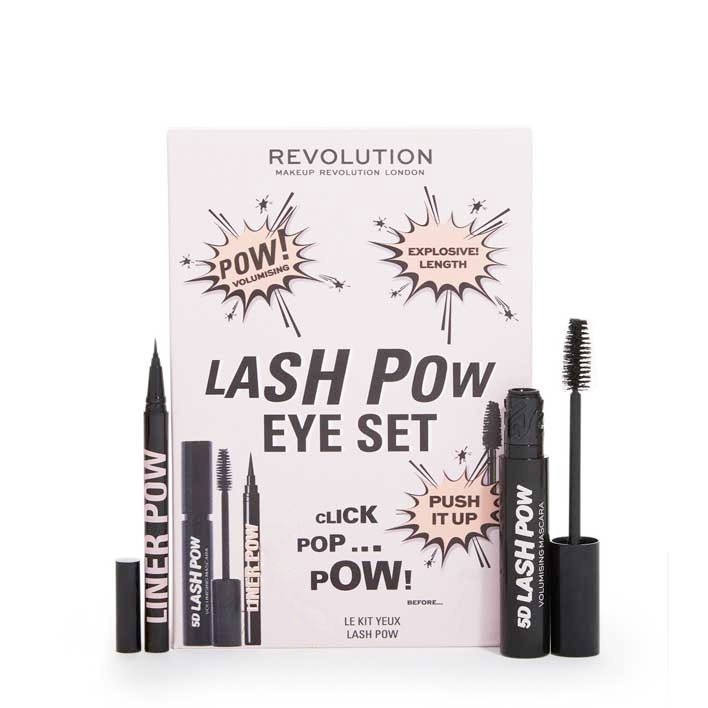 Set de machiaj Makeup Revolution Lash Pow Eye Duo