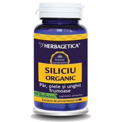 Siliciu Organic Herbagetica capsule (Ambalaj: 30 capsule, TIP PRODUS: Suplimente alimentare, Concentratie: 10)