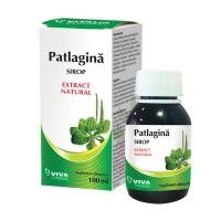 Sirop cu extract natural din patlagina 100ml VIVA PHARMA