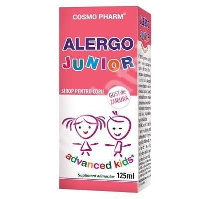 Sirop pentru copii Alergo Junior 125 ml Cosmopharm (Gramaj: 125 ml)