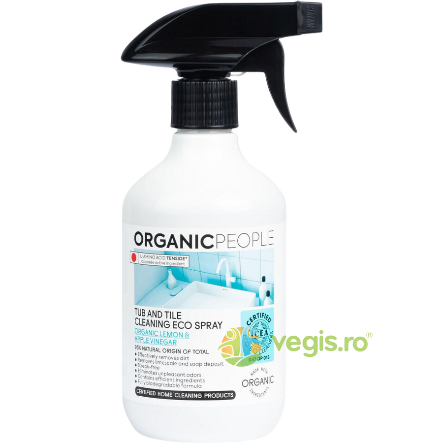 Solutie pentru Curatarea Baii cu Lamaie si Otet de Mere Bio 500ml