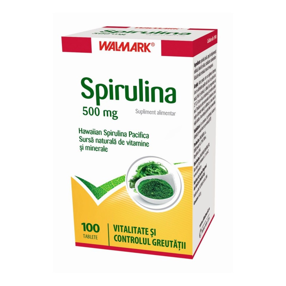 Spirulina 500 mg Walmark (Ambalaj: 30 capsule)