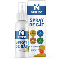 Spray de gat si gura cu manuka, propolis, albastru de metilen si uleiuri esentiale 30ml NUTRIFIC