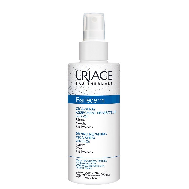 Spray reparator pentru pielea iritata Bariederm Cica, Uriage (Concentratie: Spray de Corp, Gramaj: 100 ml)