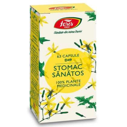Stomac Sanatos Fares 63 capsule (Concentratie: 260 mg)