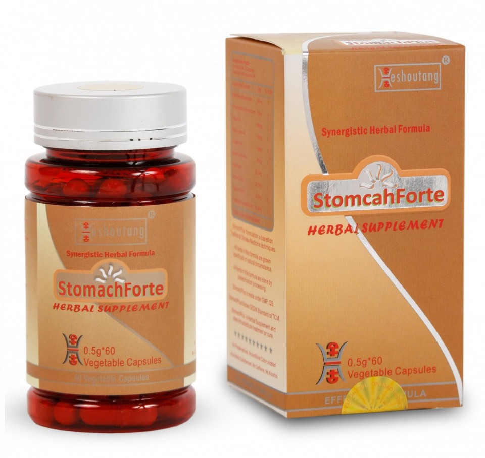 Stomach Forte Heshoutang Darmaplant 60 capsule (Concentratie: 495 mg)