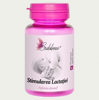 Sublima Stimularea Lactatiei Dacia Plant 60 comprimate (Concentratie: 500 mg)