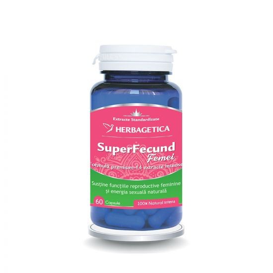 Superfecund femei Herbagetica (Ambalaj: 30 capsule)