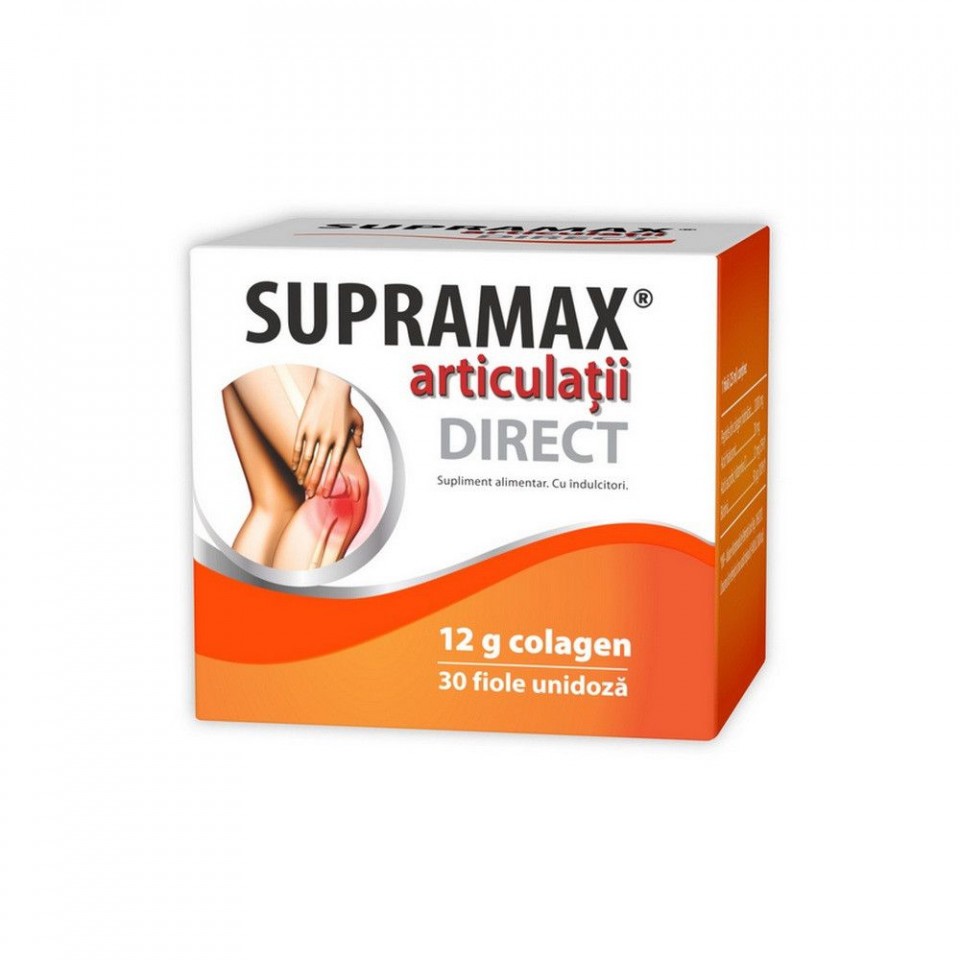 Supramax articulatii Direct 12g colagen, 30 fiole, Natur Produkt (Gramaj: 30 fiole)