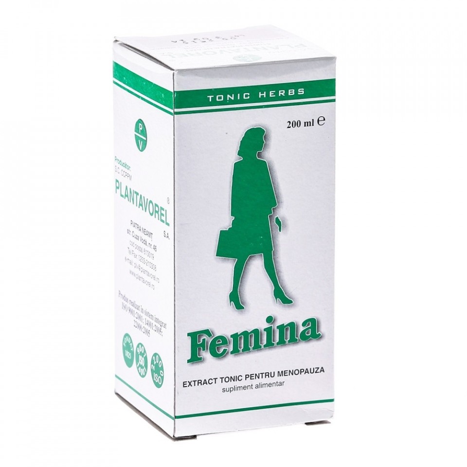 Tinctura Femina Plantavorel 200 ml (Ambalaj: 200 ml)