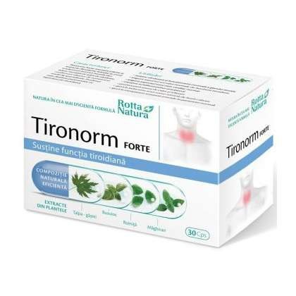 Tironorm Forte Rotta Natura 30 capsule (Concentratie: 370 mg)