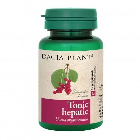 Tonic Hepatic Dacia Plant 60 comprimate (Concentratie: 430 mg)