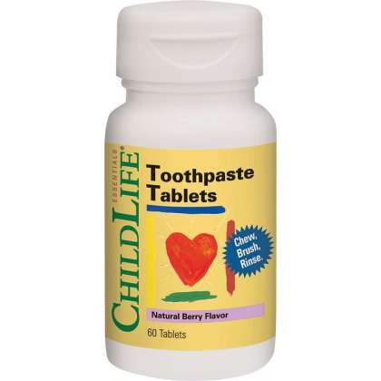 Toothpaste Tablets SECOM ChildLife 60 tablete (Concentratie: 266 mg)