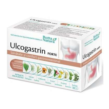 Ulcogastrin Forte Rotta Natura 30 capsule (Concentratie: 430 mg)