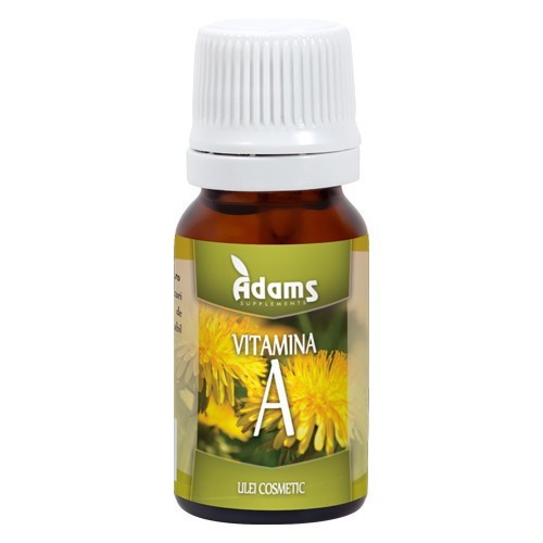 Ulei cosmetic Vitamina A 10 ml Adams Vision (Concentratie: 10 ml)