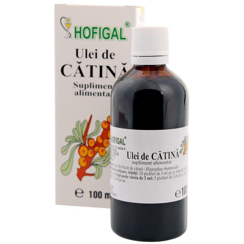Ulei de Catina, 100 ml, Hofigal (Concentratie: 50 ml)