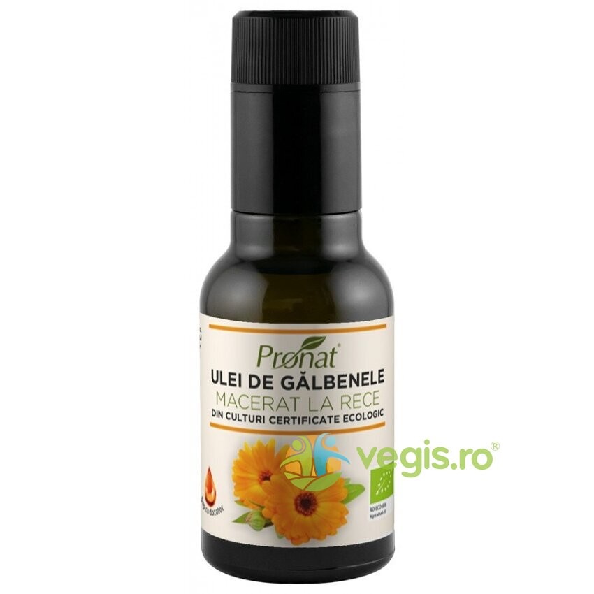 Ulei de Galbenele Macerat la Rece Ecologic/Bio 100ml
