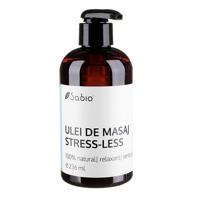Ulei de masaj stress-less, Sabio (Gramaj: 236 ml, Concentratie: Ulei de masaj)