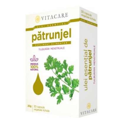 Ulei esential de Patrunjel Vitacare 30 capsule (Concentratie: 50 mg)