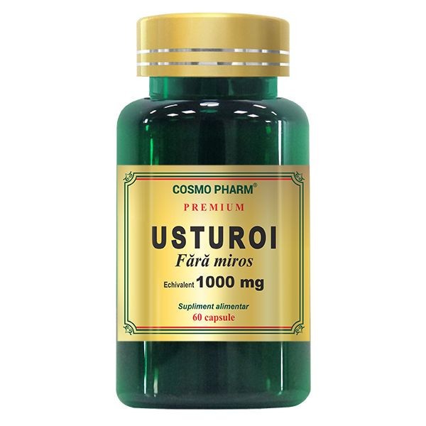 Usturoi fara miros Cosmopharm Premium (Ambalaj: 60 capsule, Concentratie: 10 mg)