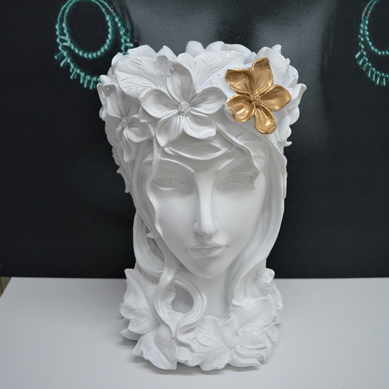 Vaza Venus Flower Lady, white (CULOARE: 010 White)