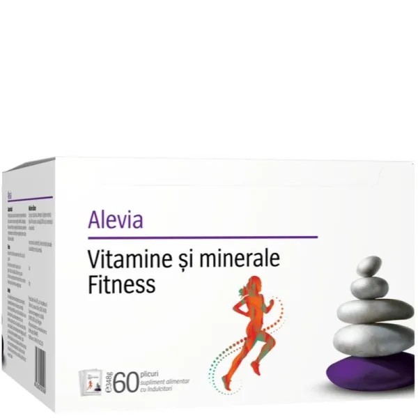 Vitamine și minerale Fitness, 60 plicuri, Alevia (Concentratie: 60 plicuri)
