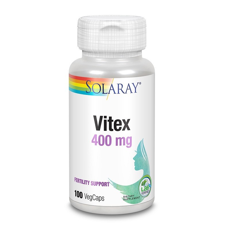 Vitex SECOM Solaray 100 capsule (Concentratie: 400 mg)