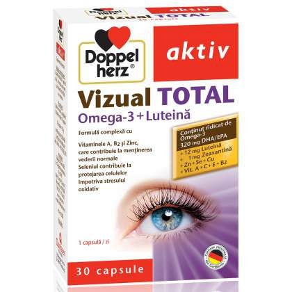 Vizual Total Omega 3 DoppelHerz 30 capsule (Gramaj: 30 capsule, Concentratie: 800 mg)