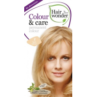 Vopsea permanenta fara amoniac, colour & care, 8 light blond, hairwonder  40+20ml HENNAPLUS