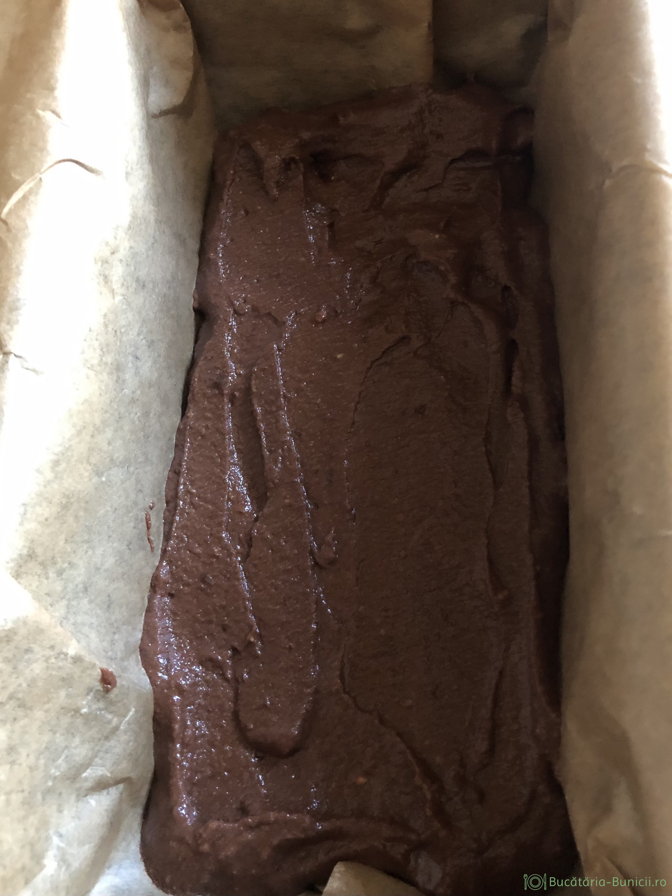 Chec simplu cu kefir, cacao si pudra de Okara