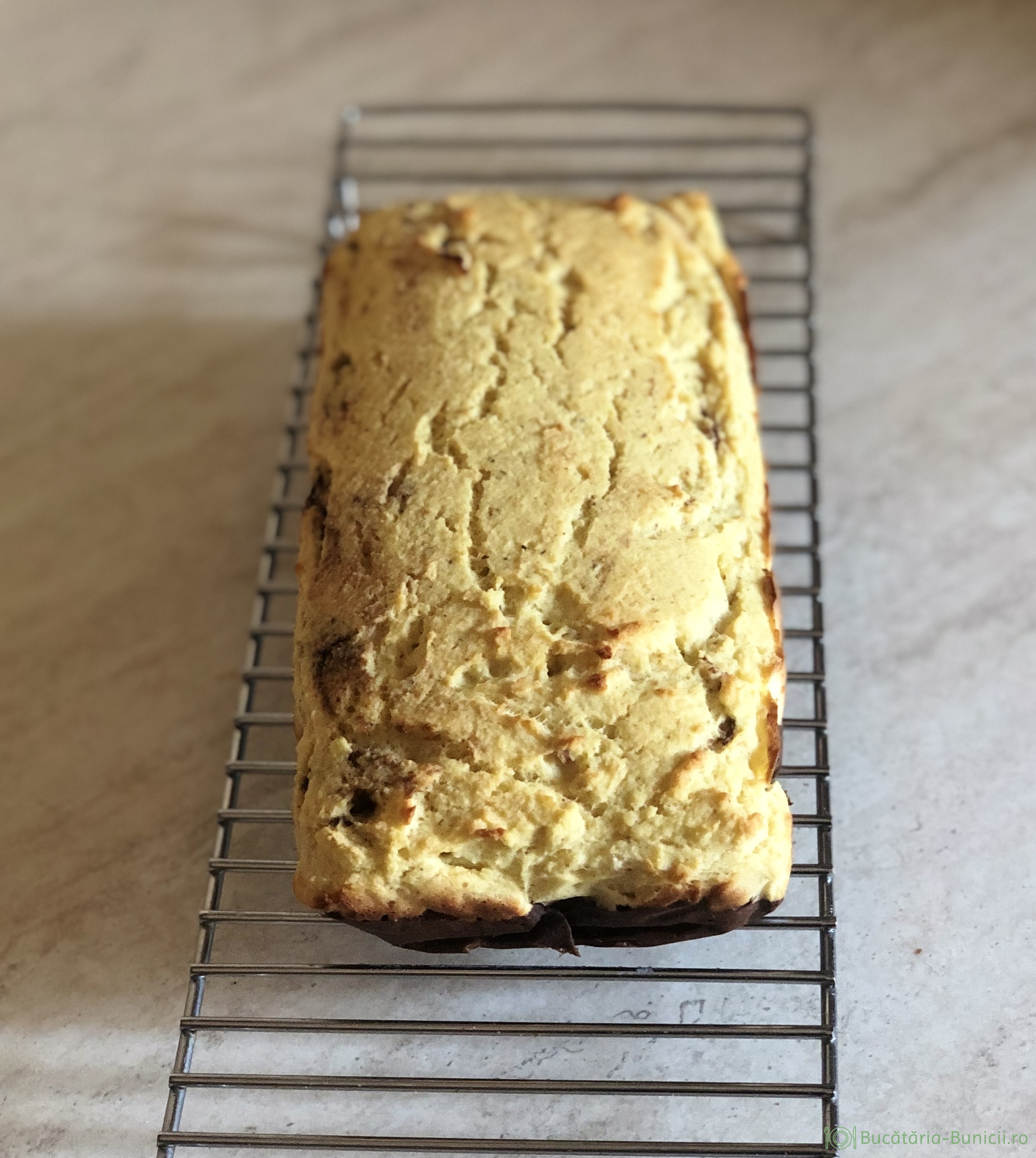 Chec simplu cu kefir, cacao si pudra de Okara