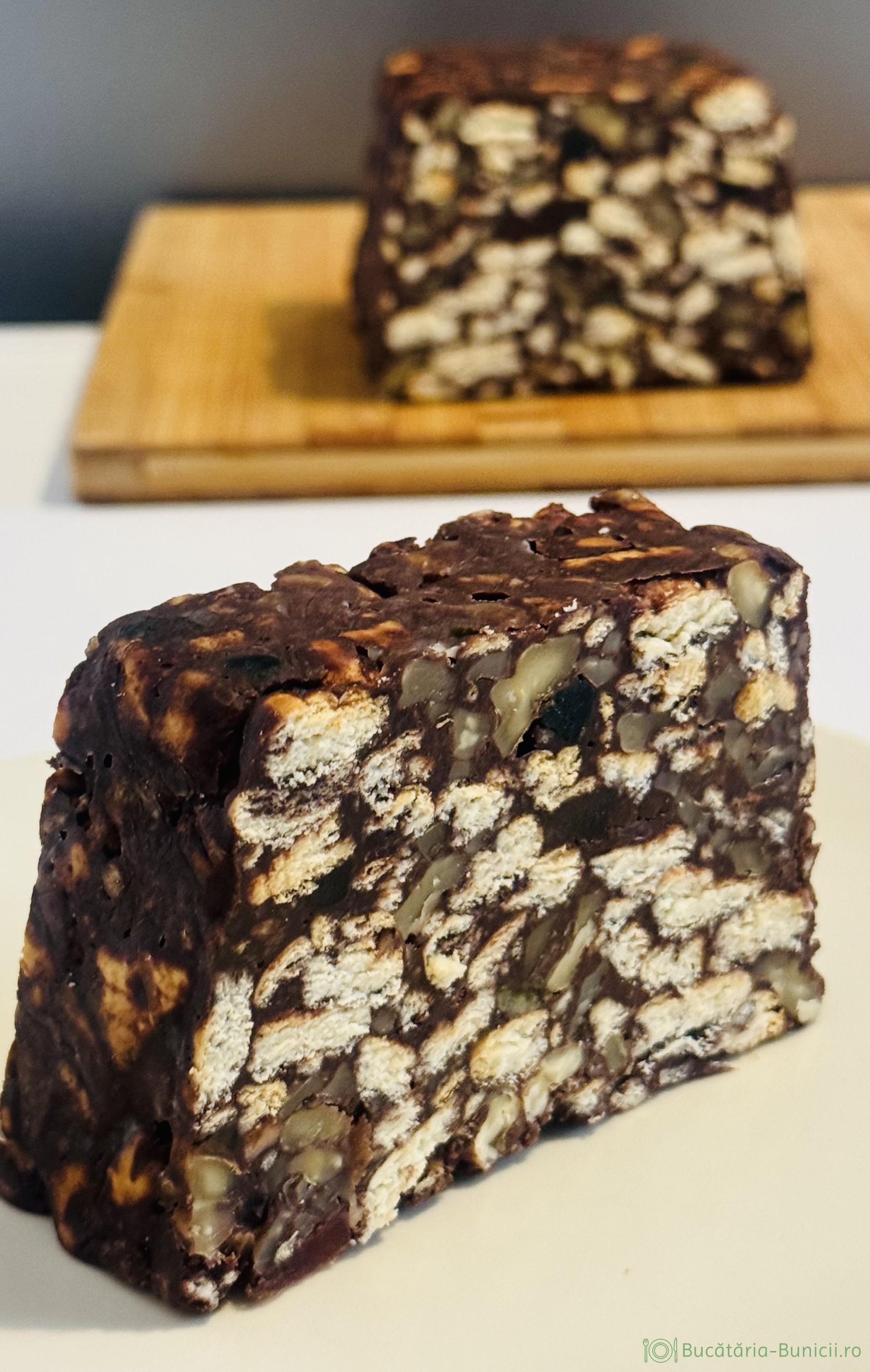 Salam de biscuiți fără zahar