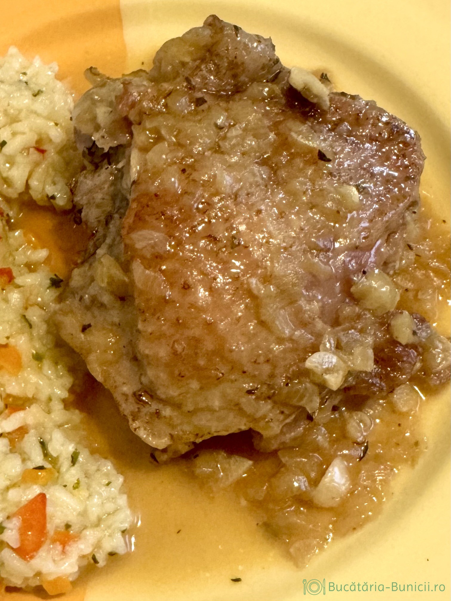 Pulpe de curcan în sos de vin