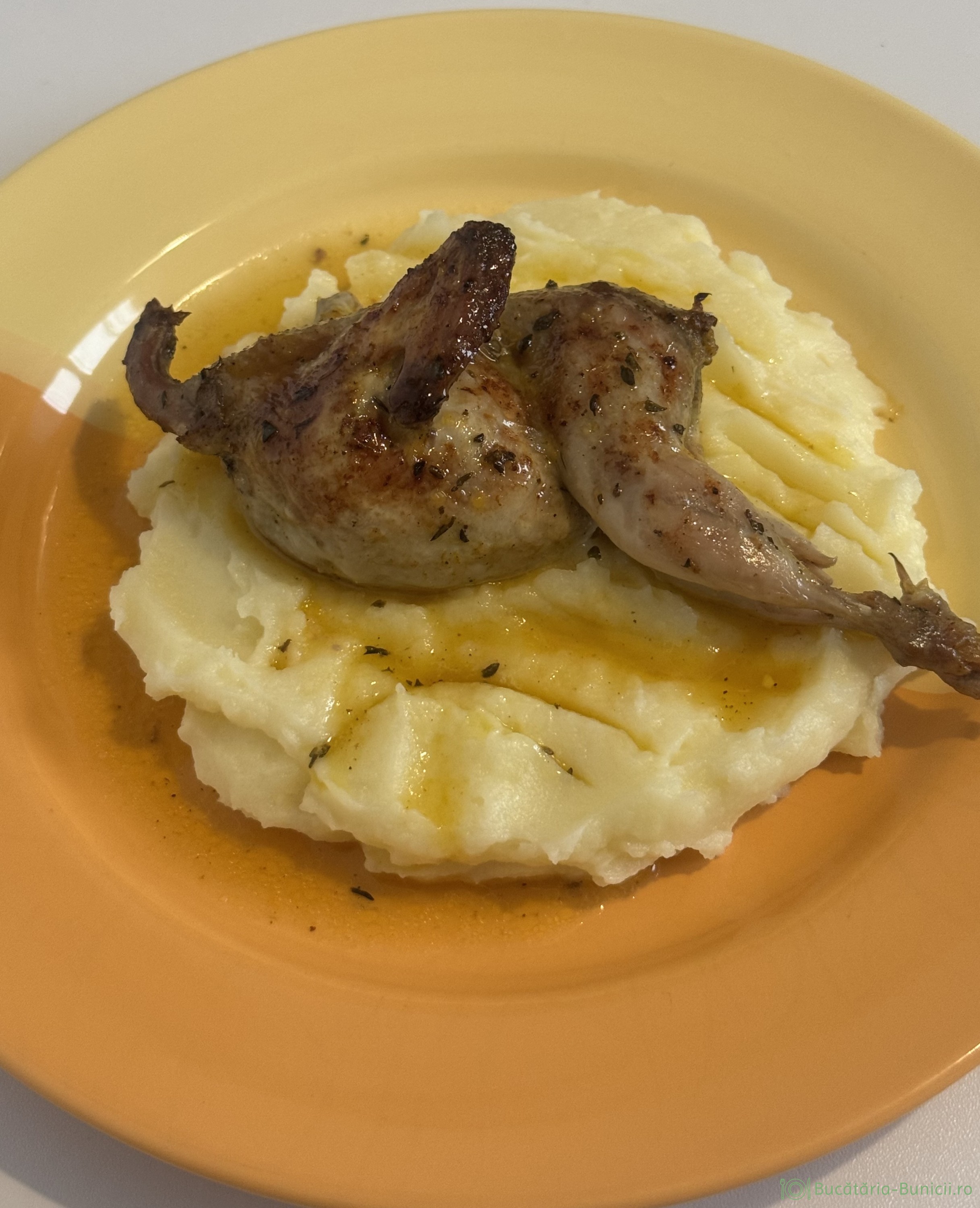 Prepelițe gatite în suc de portocale