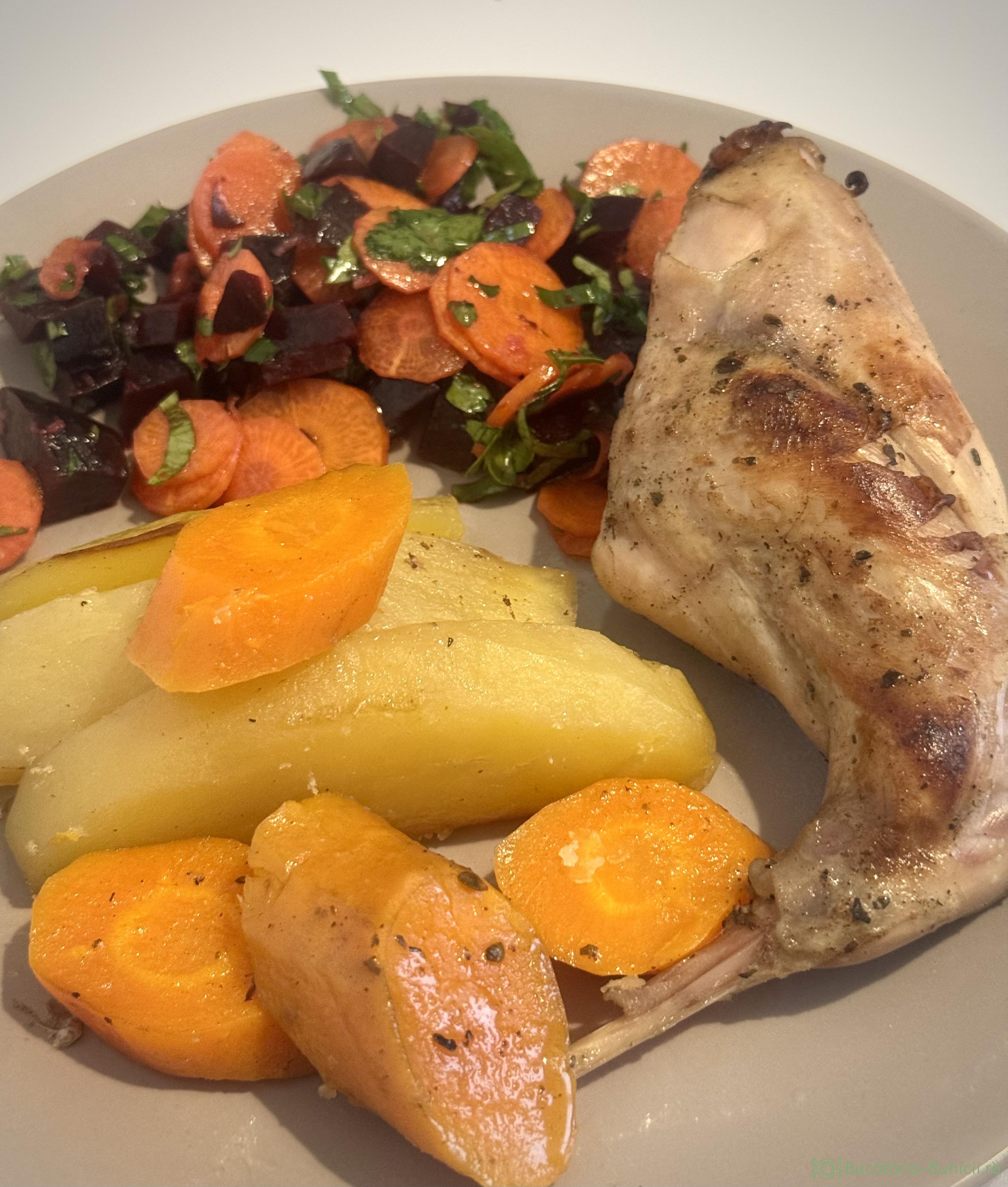 Iepure cu legume la cuptor