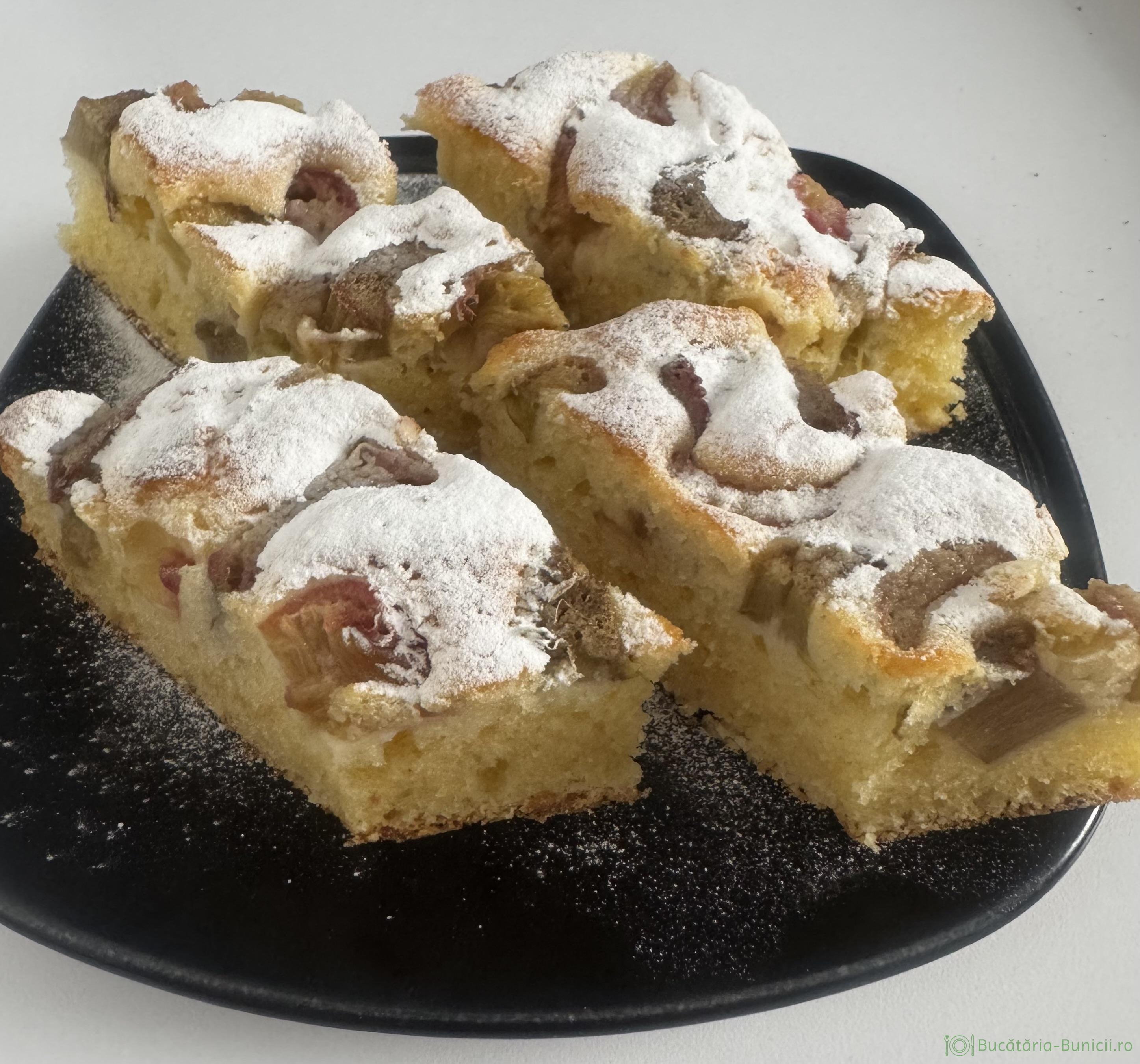 Prăjitura cu rubarba